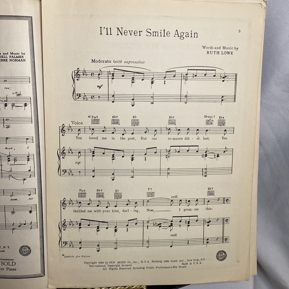 I’ll Never Smile Again Sheet Music Must Bundle - Picture 6 of 10
